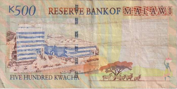 Malawi 500 kwacha 2011 P-56 VF