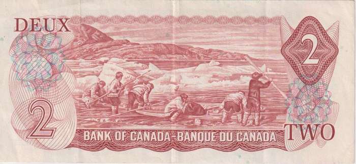 CANADA 2 DOLLAR 1974 P86 VF+