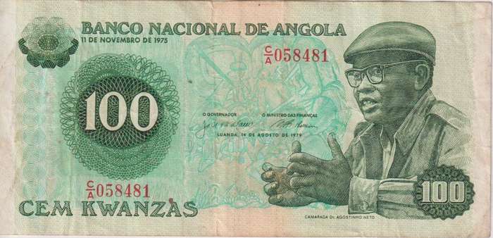 ANGOLA 100 KWANZAS 1979 P115 VF