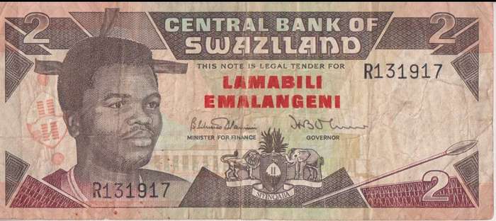SWAZILAND - 2 EMALANGENI - 1992-94 - P18  F