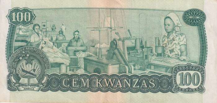 ANGOLA 100 KWANZAS 1979 P 115 XF