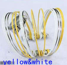 FIRST AND ONLY ON BOB MULTI LAYER BANGLE LADY`S BRACELET WATCH (YELLOW  AND WHITE)