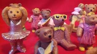 Teddy In My Pocket - M.E.G 1995 Lot Of 16 (+- 5.5cm High)