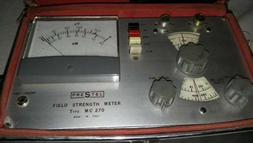 Vintage - Prestel - Field Strengyh Meter - MC 270 - Made in Italy
