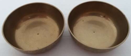 2x Small Copper Bowls