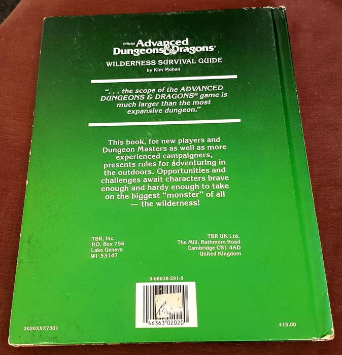 Advanced Dungeons & Dragons Wilderness Survival Guide