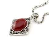 REDRO ALLOY INLAID AGATE NECKLACE