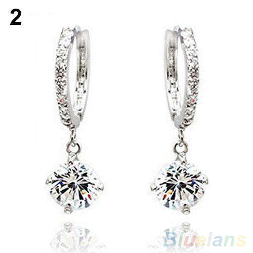 AUSTRALIAN ZIRCONIA CRYSTALS DROP EARINGS