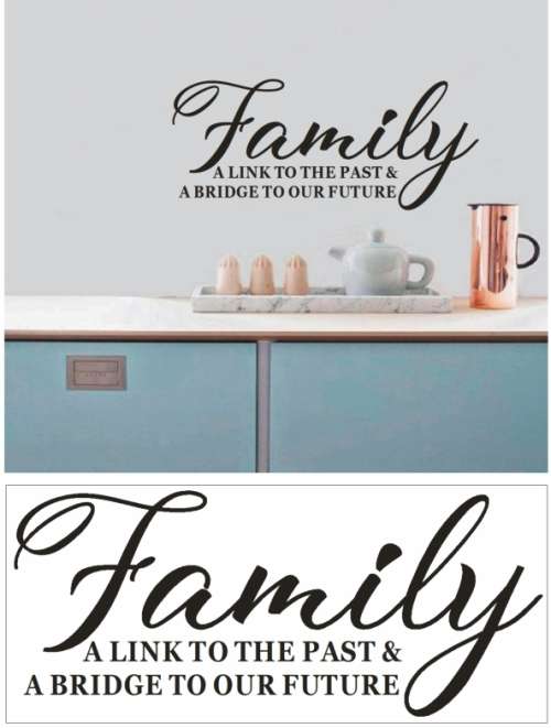Vinyl Decals Wall Art Stickers - Family Link
