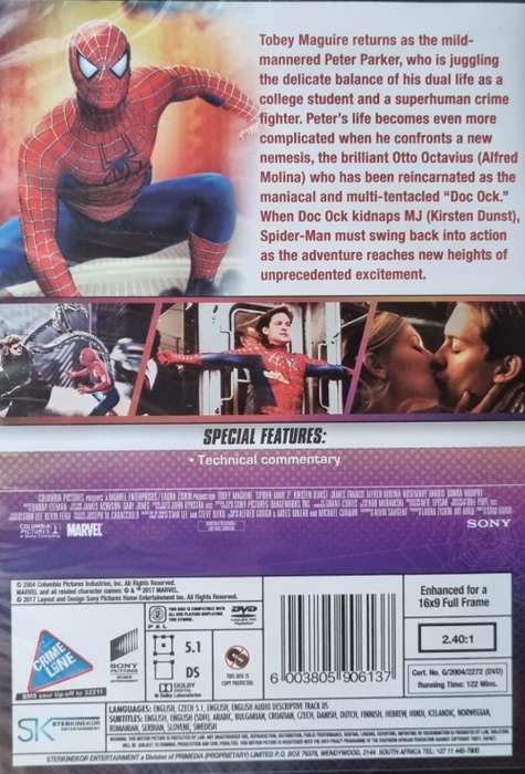 DVD: Spiderman 2