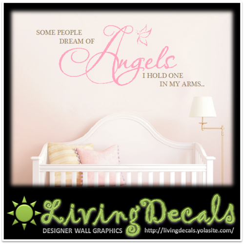 Vinyl Decals Wall Art Stickers - Dream of Angels