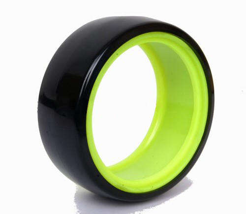 * 1/10 RC Car * 26mm * Set of 4pc Drift Tires * Tamiya/HPI * Green Inners * Free Shipping! *