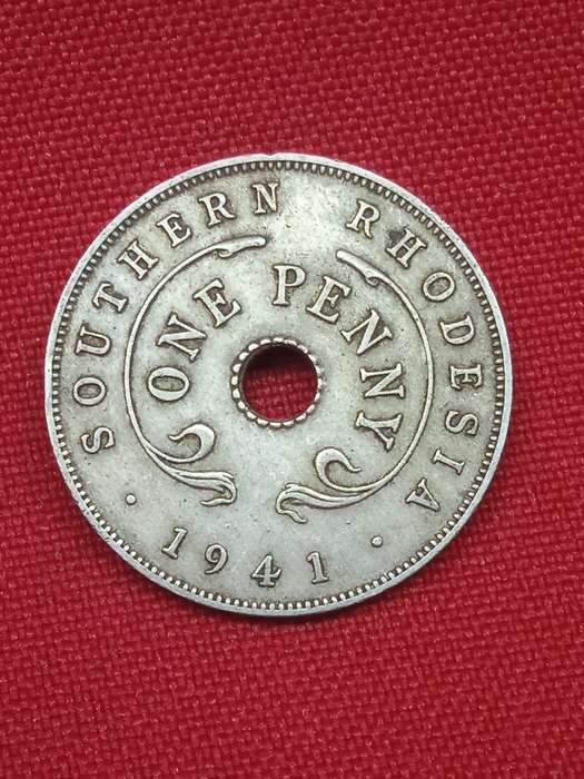 1941 RHODESIA ONE PENNY