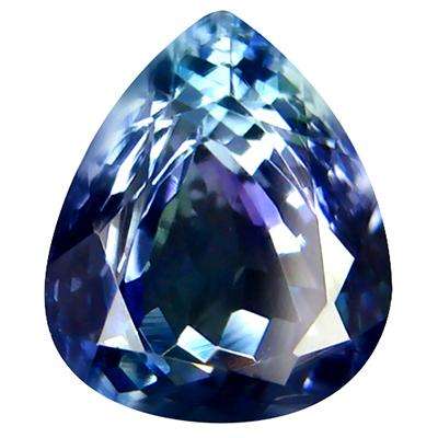 1.91CT TANZANITE [G.I.S.A.CERTIFIED] Intense Blue Violet (bV4/4), VVS, Pear
