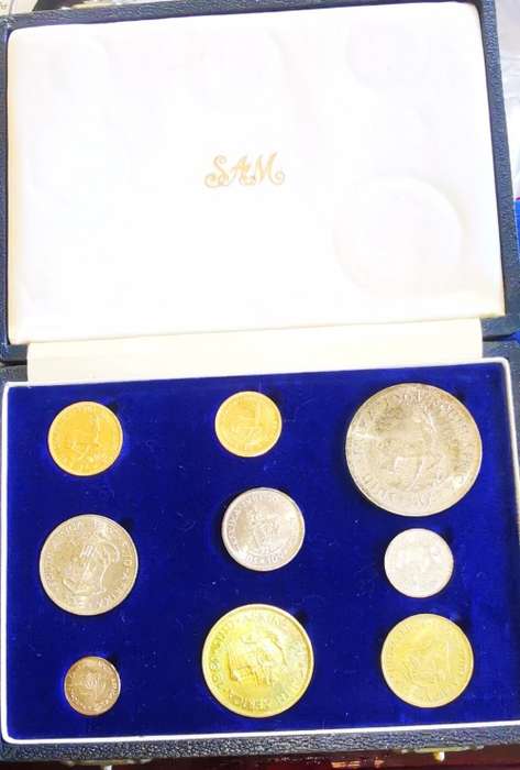 1961 Long proof set (Full set ! Gold coins included !)