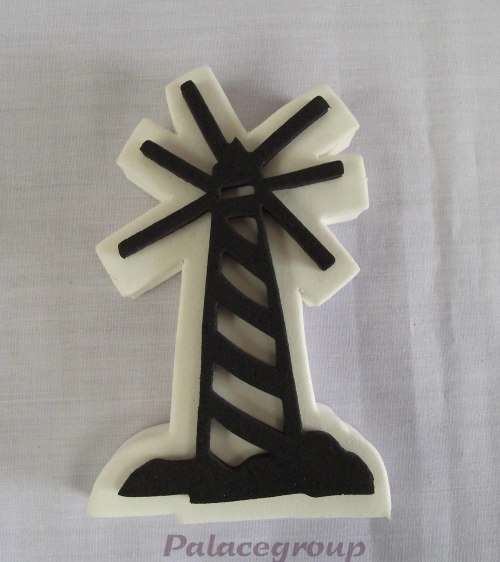 Decor Stamps, Paintcraft, Windmill, 10cm x 6cm, Decorating Walls-Doors-Ceilings-Wood-Fabric-Paper