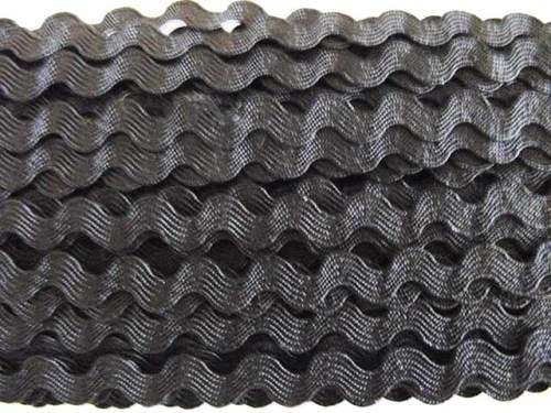 Zigzag Ribbon 1Meter, 5mm, Black