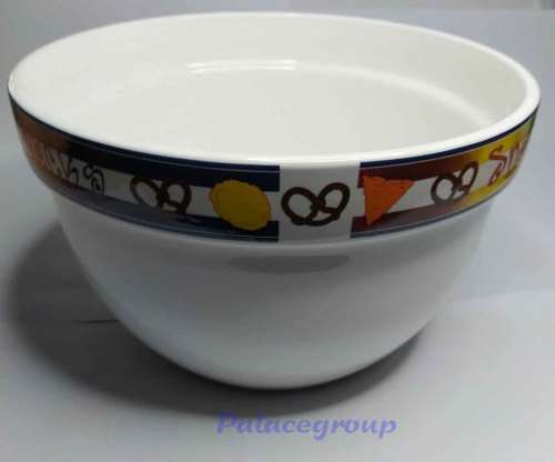 Vintage Mixing / Snack Bowl, Regent, White Colour With Snack Band On Outside Top, See Photo`s