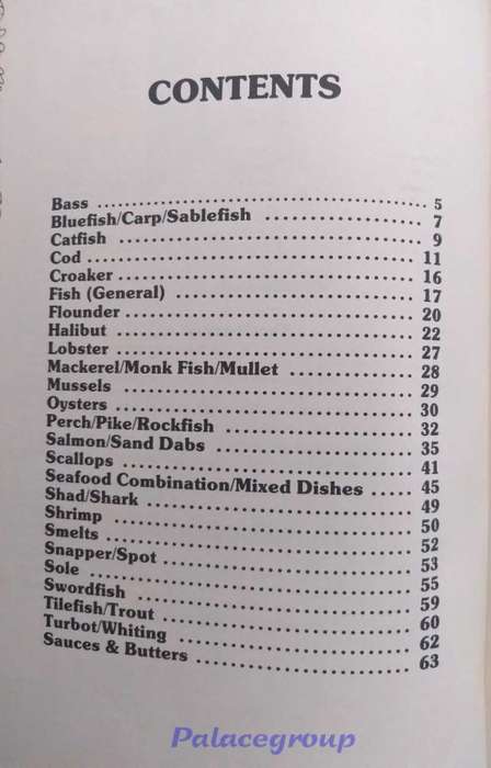 Fabulous - Fish and Seafood, Johna Blinn, Kitchen Tested Recipes,123 Recipes, 63 Pg, Paperback, A4