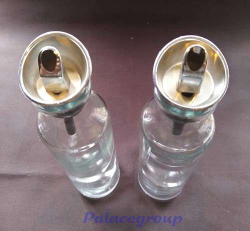 Herevin, Condiment Bottle With Spout, Clear Glass, 200ml, 190mm x 50mm, See Photo`s Below