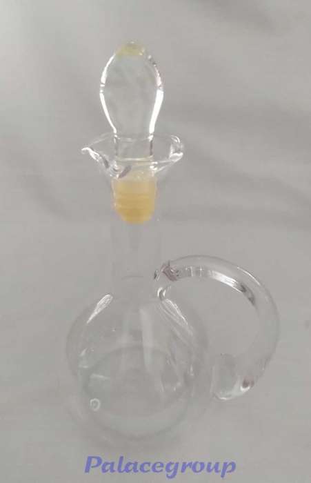 Glass Vinegar / Oil / Sauce Pourer Bottle, Solid Glass Stopper, 450ml, Not Been Used, See Photos