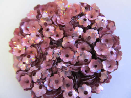 Findings, Beadcaps, Acrylic, Purple, 4mm, ±500pc