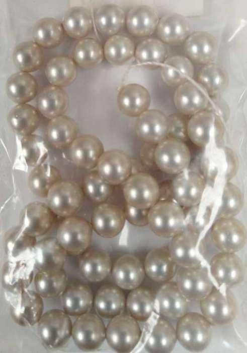 Shell Pearls, Round, Buckskin, 6mm, ±68pc