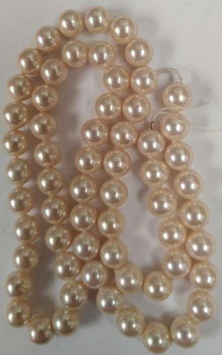 Shell Pearls, Round, Light Rose, 6mm, ±59pc