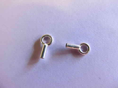 End Piece, Silver 925, 8mm, 1pc