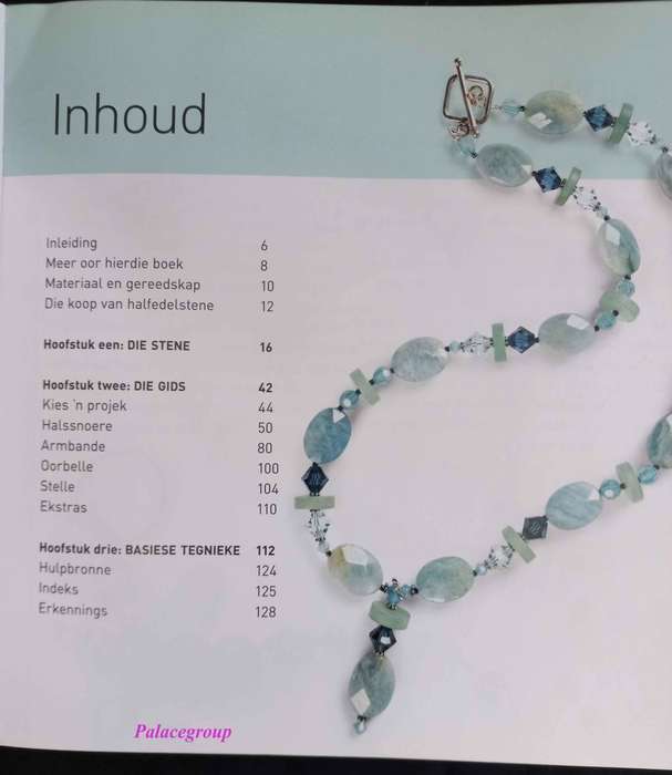 Krale-Ontwerp Met Halfedelstene, Glaskrale, Pêrels En Meer, Kim Gover, Bl 128, +A4, Sagteband