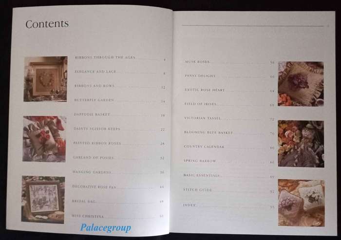 Embroidery - Romance Of Ribbon, 19 Inspirational Projects, Craftworld Books, Colour Photos, 96 Pg