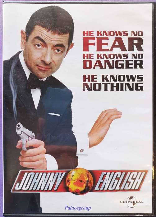 Johnny English, He Knows No Fear, He Knows No Danger, He Knows Nothing, DVD