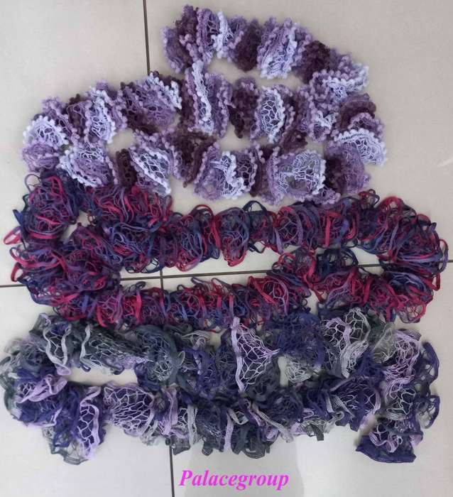 Scarves x 3, Assorted Colours, Lightly Perfumed, Rarely Used, Length ±180cm