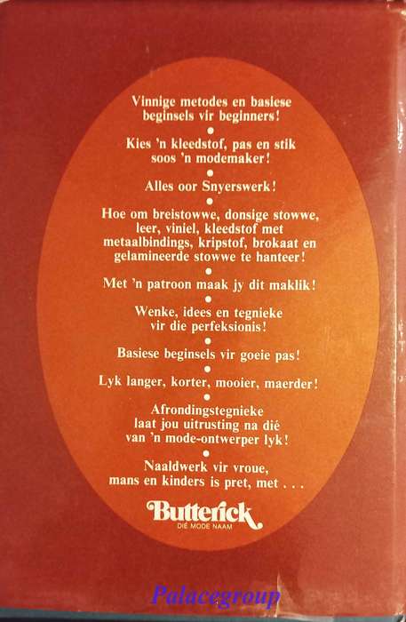 Die Butterick Naaldwerk Boek, Patricia Perry, Gereed-Knip-Stik,  349 bl, A4, Hardeband