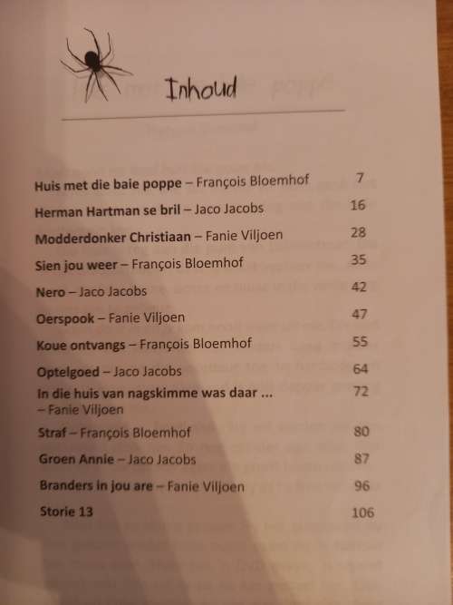 13 Spookstories deur Francois Bloemhof/Jaco Jacobs/Fanie Viljoen (2014)