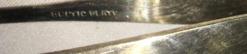 Ice tongs - EJ Leek, Celtic Plate