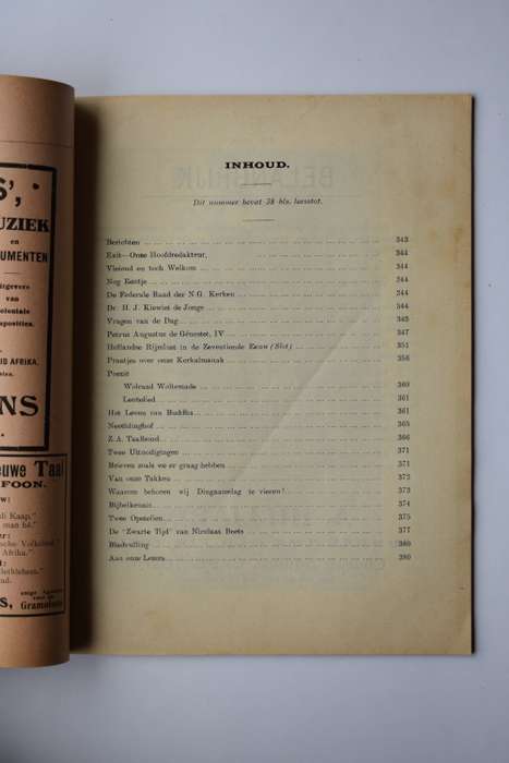De Unie voor School en Huis. Maand Blad. Vierde Jaargang. April. 1909.