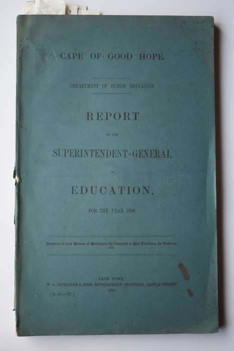 Report of the Superintendent-General of Education, for the Year 1896