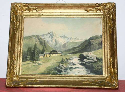 Old Fashioned Gilt Picture Frame