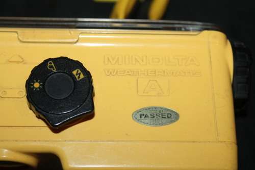 Minolta Weathermatic Underwater Camera
