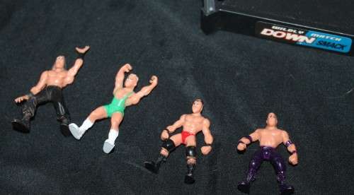 MiniWresting Figures with Ring