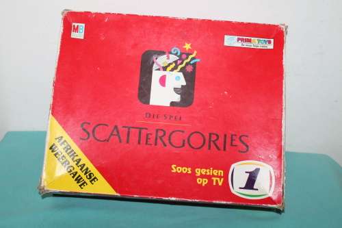 Scattergories Afrikaans version