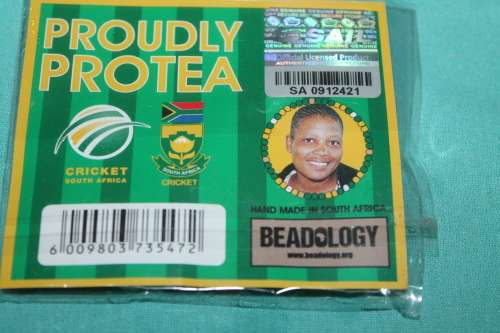 SA Cricket Beaded bracelet