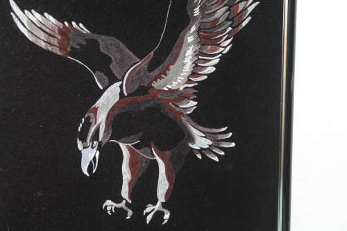 Retro Velvet Picture Eagle