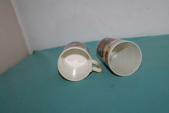 2 Vintage Postman Pat Cups