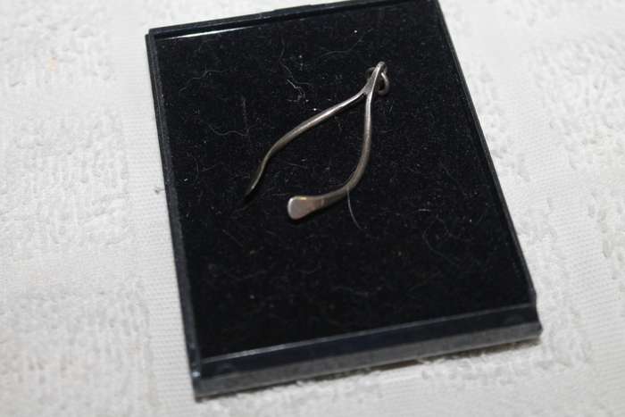 Silver wishbone