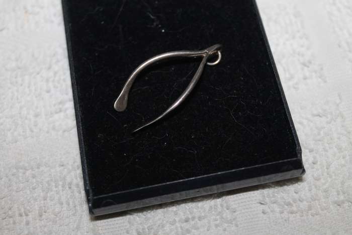 Silver wishbone