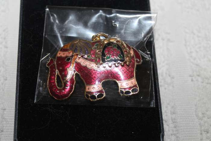 Elephant Brooch
