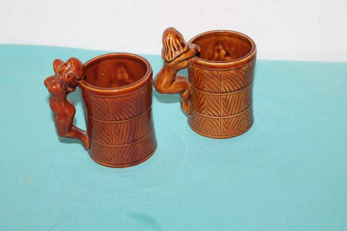 2 Naughty Lady Beer Mugs