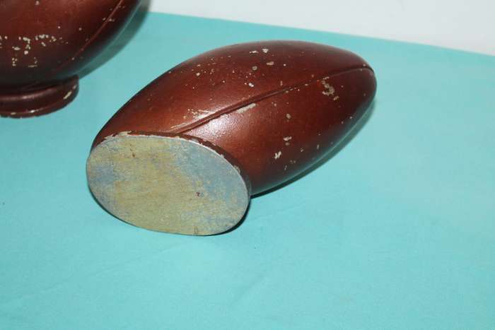 2 Metal Rugby Ball`s